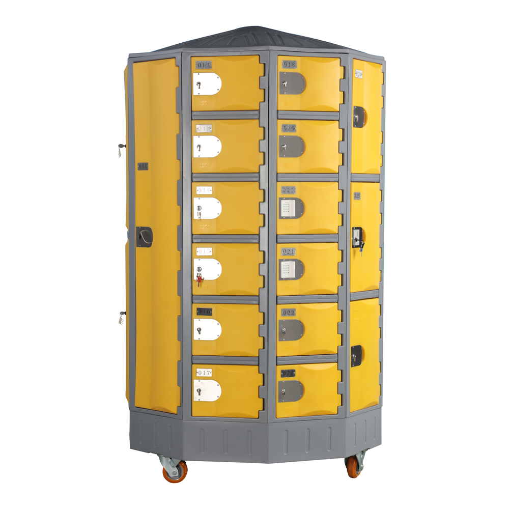 Carousel-locker-yellow