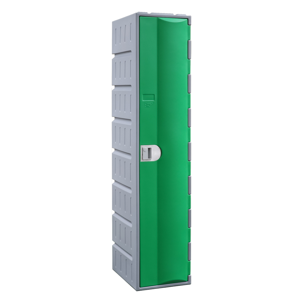 heavy duty plastic locker green 1 door