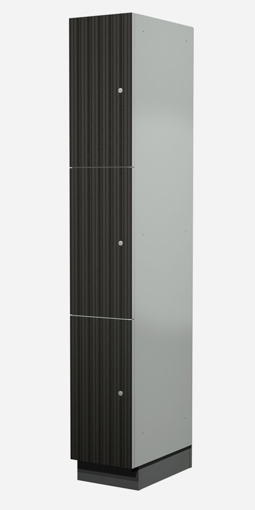 3 door laminate locker