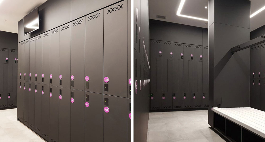 Gym Lockers black