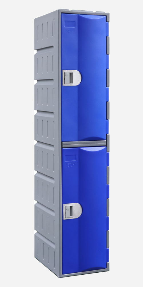 HD plastic 2 door locker