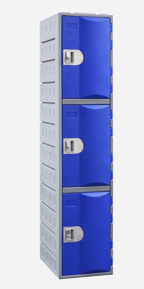 HD Plastic 3 door locker