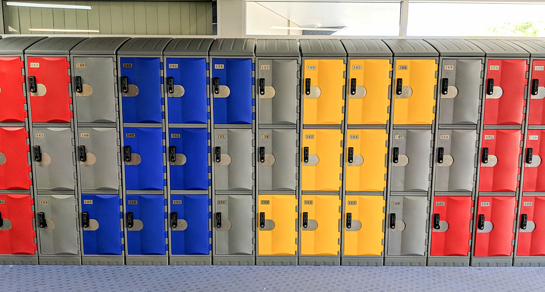 School Lockers multicoloured