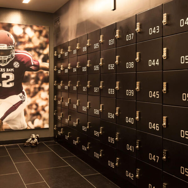 sports football locker room