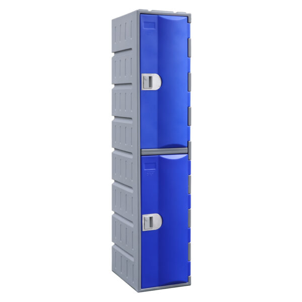 Steelco Heavy Duty Plastic Two Door Locker - Image 2