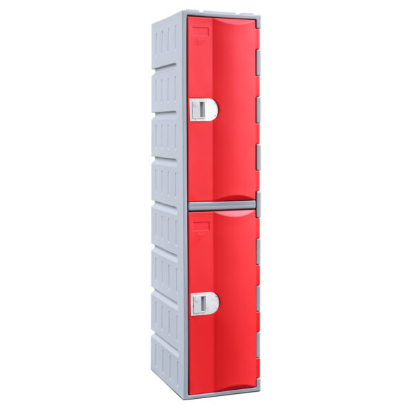 Steelco Heavy Duty Plastic Two Door Locker
