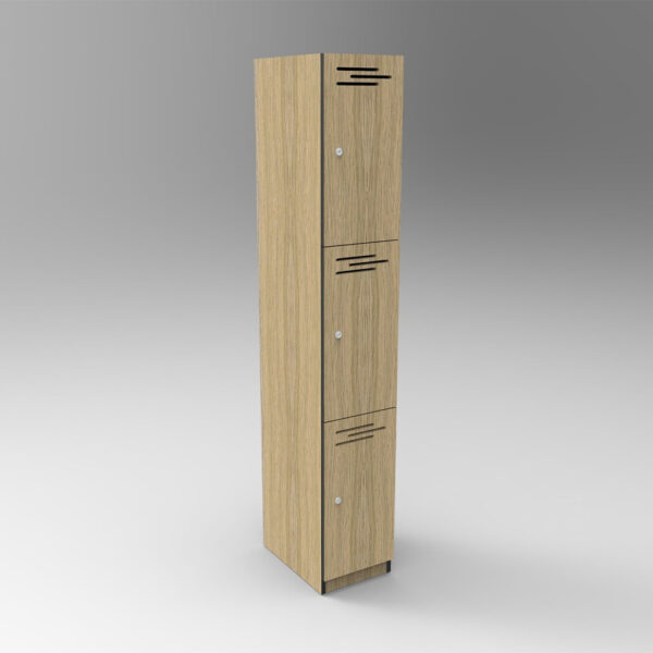 Three Door Melamine Locker - Image 6
