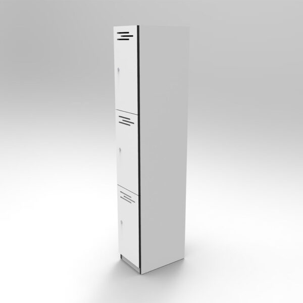 Three Door Melamine Locker - Image 10