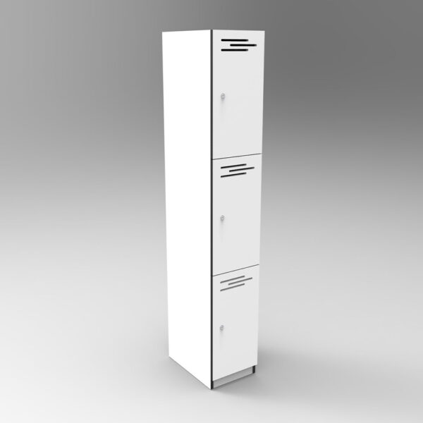 Three Door Melamine Locker - Image 11