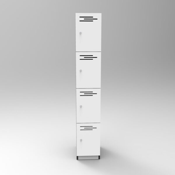 Four Door Melamine Locker - Image 7