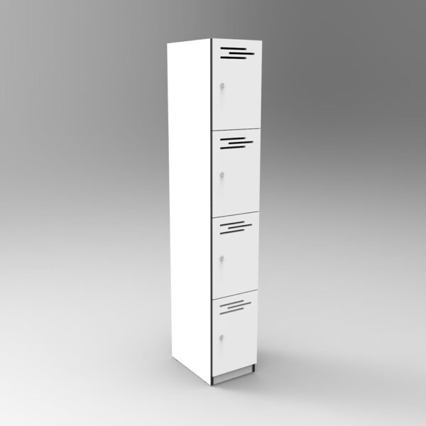 Four Door Melamine Locker - Image 8