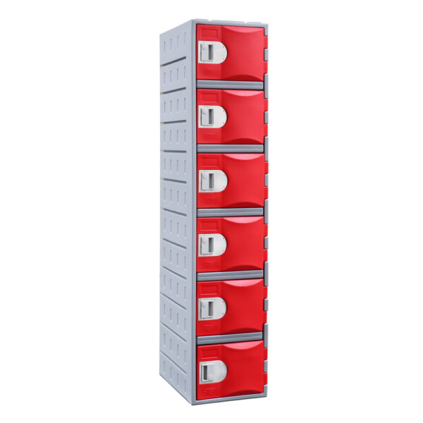 Steelco Single Door Heavy Duty Plastic Locker - Half Height - Image 8