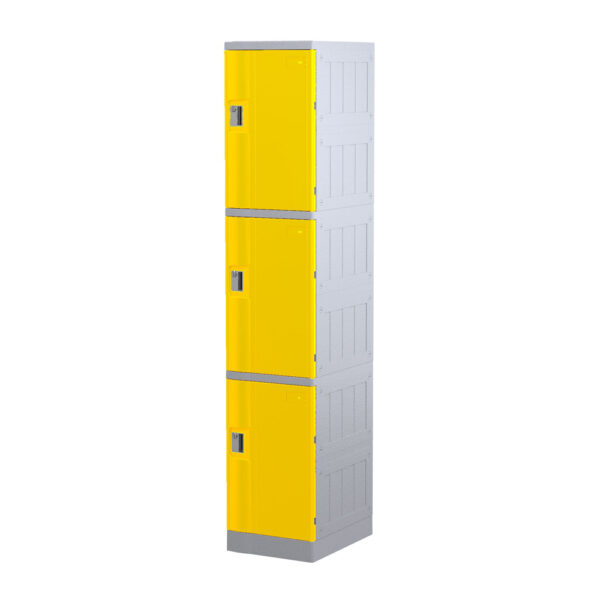 Steelco 3 Door ABS Plastic Locker - Double - Image 3
