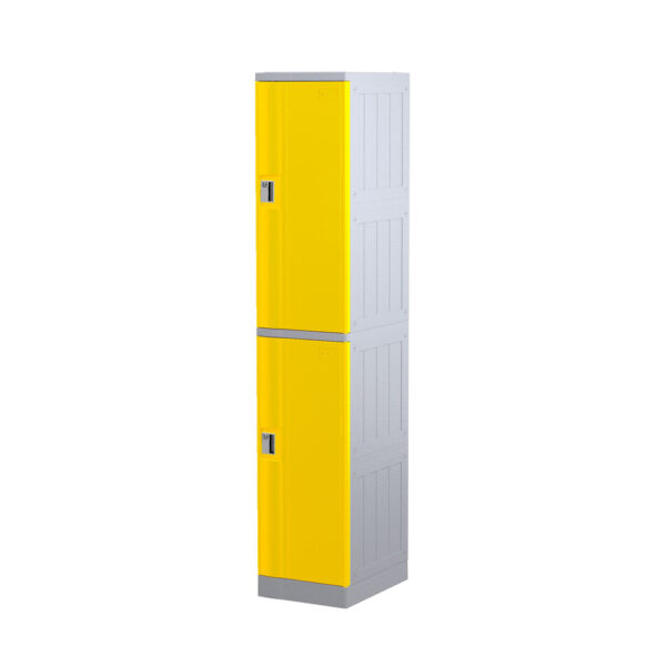 Steelco 2 Door ABS Plastic Locker - Double - Image 3