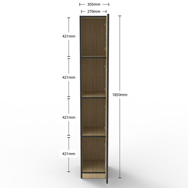 Step Door Melamine Locker - Image 11