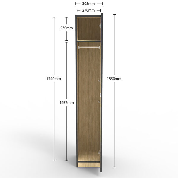 Single Door Melamine Locker - Image 4
