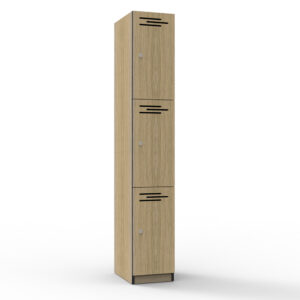 Three Door Melamine Locker