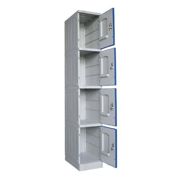Steelco 4 Door ABS Plastic Locker - Triple - Image 4