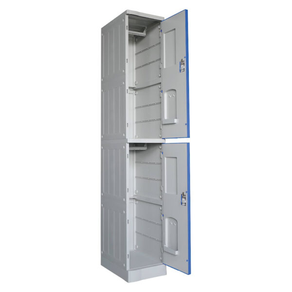 Steelco 2 Door ABS Plastic Locker - Double - Image 6