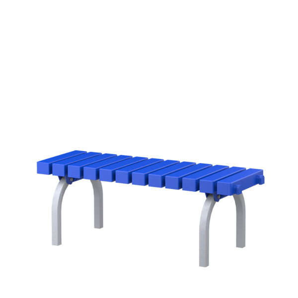 Steelco ABS Plastic Bench with Stainless Steel Frame - Image 2