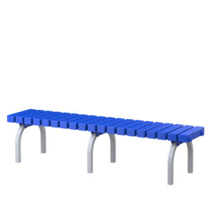 Steelco ABS Plastic Bench with Stainless Steel Frame