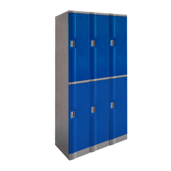 Steelco 2 Door ABS Plastic Locker - Triple