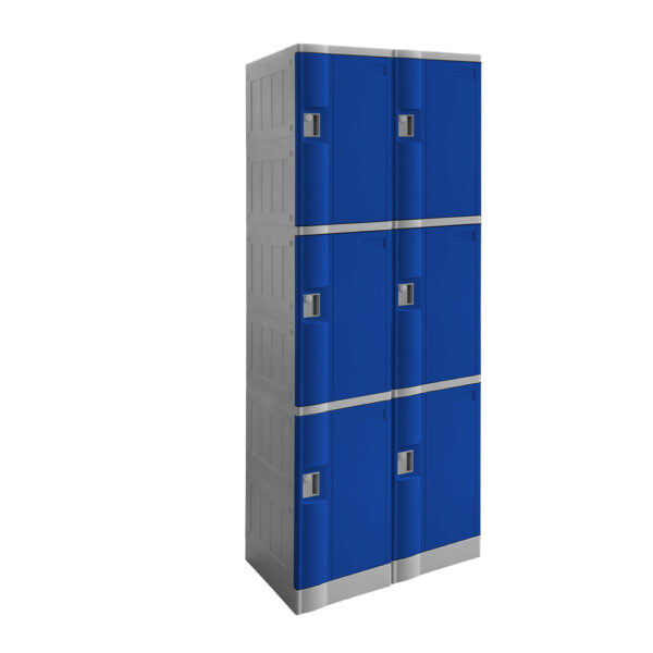 Steelco 3 Door ABS Plastic Locker - Double