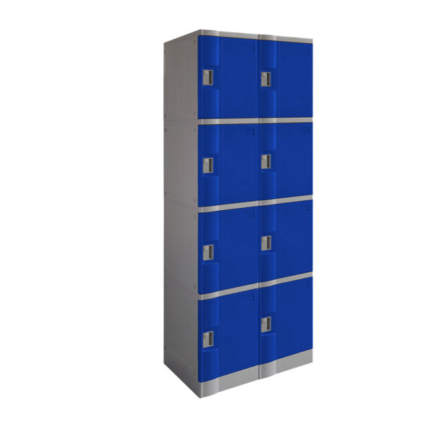 Steelco 4 Door ABS Plastic Locker - Double