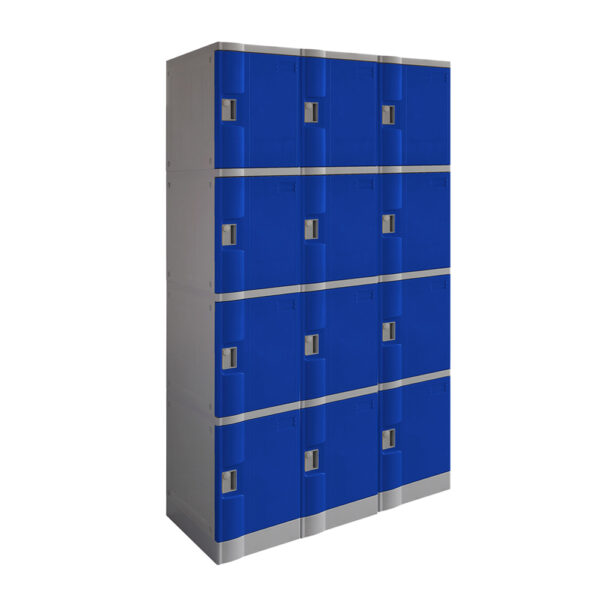 Steelco 4 Door ABS Plastic Locker - Triple