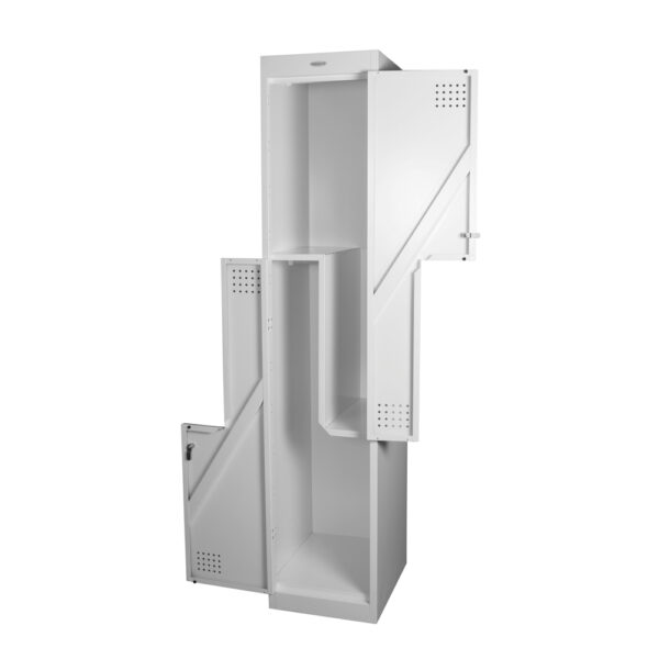 Steelco 2 Door Combo Steel Locker - Image 2
