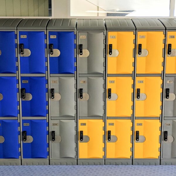 Steelco Heavy Duty Plastic Locker Sloping Top - Image 2