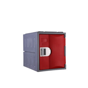 Steelco Single Door Heavy Duty Plastic Locker - Quarter Height