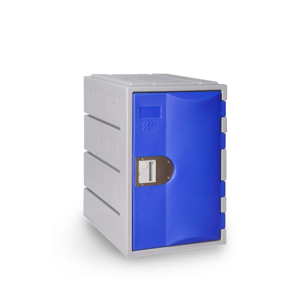 Steelco Single Door Heavy Duty Plastic Locker - Third Height - Image 2
