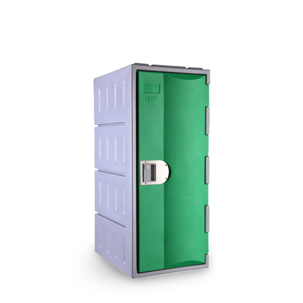 Steelco Single Door Heavy Duty Plastic Locker - Half Height - Image 4