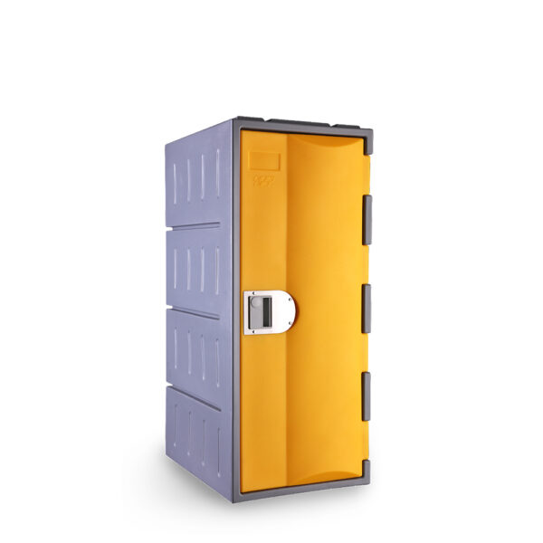 Steelco Single Door Heavy Duty Plastic Locker - Half Height - Image 6