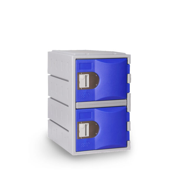 Steelco 2 Door Heavy Duty Plastic Locker - Third Height - Image 3