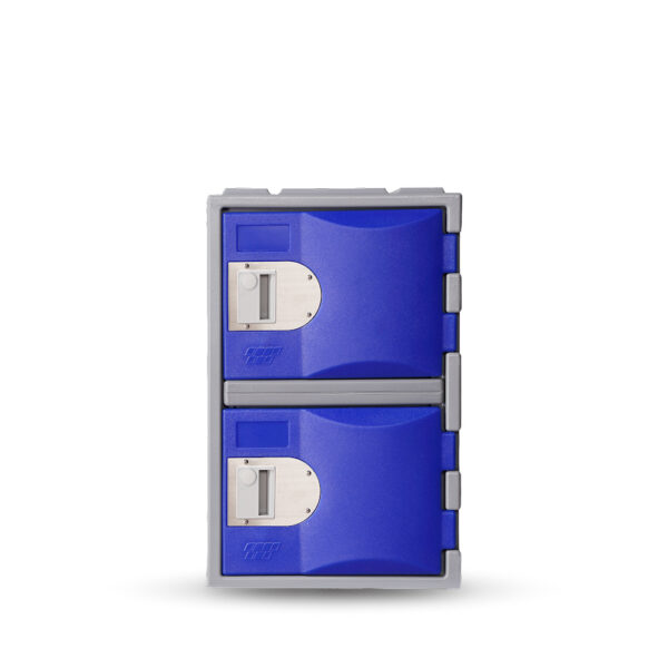 Steelco 2 Door Heavy Duty Plastic Locker - Third Height - Image 4