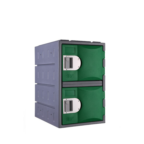 Steelco 2 Door Heavy Duty Plastic Locker - Third Height - Image 7