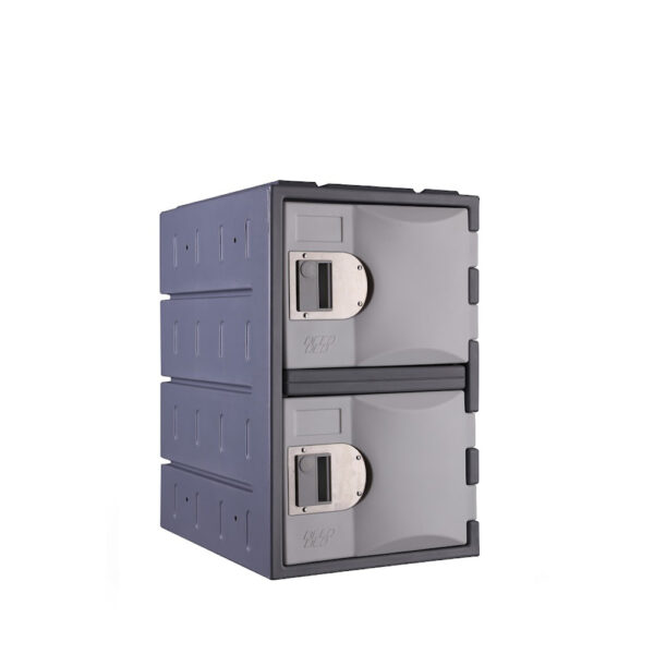 Steelco 2 Door Heavy Duty Plastic Locker - Third Height - Image 9