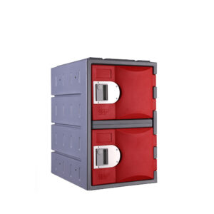 Steelco 2 Door Heavy Duty Plastic Locker - Third Height