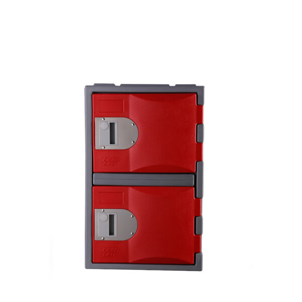 Steelco 2 Door Heavy Duty Plastic Locker - Third Height - Image 2