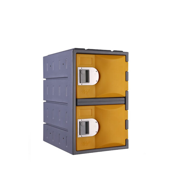 Steelco 2 Door Heavy Duty Plastic Locker - Third Height - Image 5