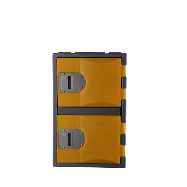 Steelco 2 Door Heavy Duty Plastic Locker - Third Height - Image 6