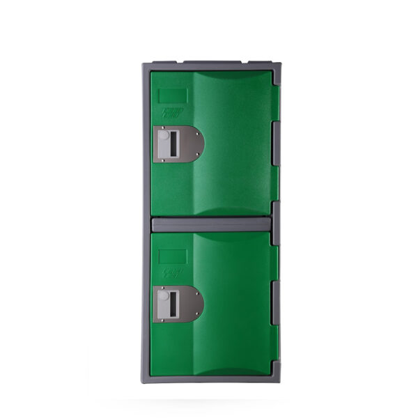Steelco 2 Door Heavy Duty Plastic Locker - Half Height - Image 7