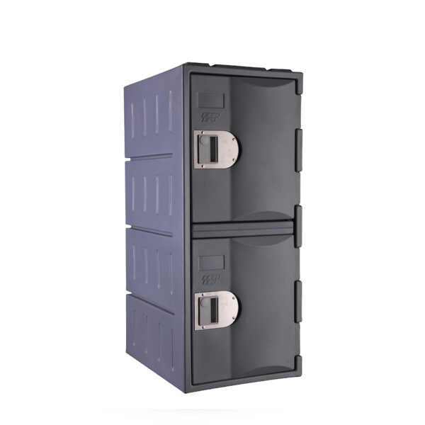 Steelco 2 Door Heavy Duty Plastic Locker - Half Height - Image 8