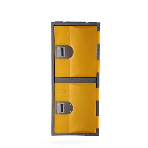 Steelco 2 Door Heavy Duty Plastic Locker - Half Height - Image 5