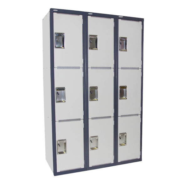 Steelco Heavy Duty School Lockers - Triple