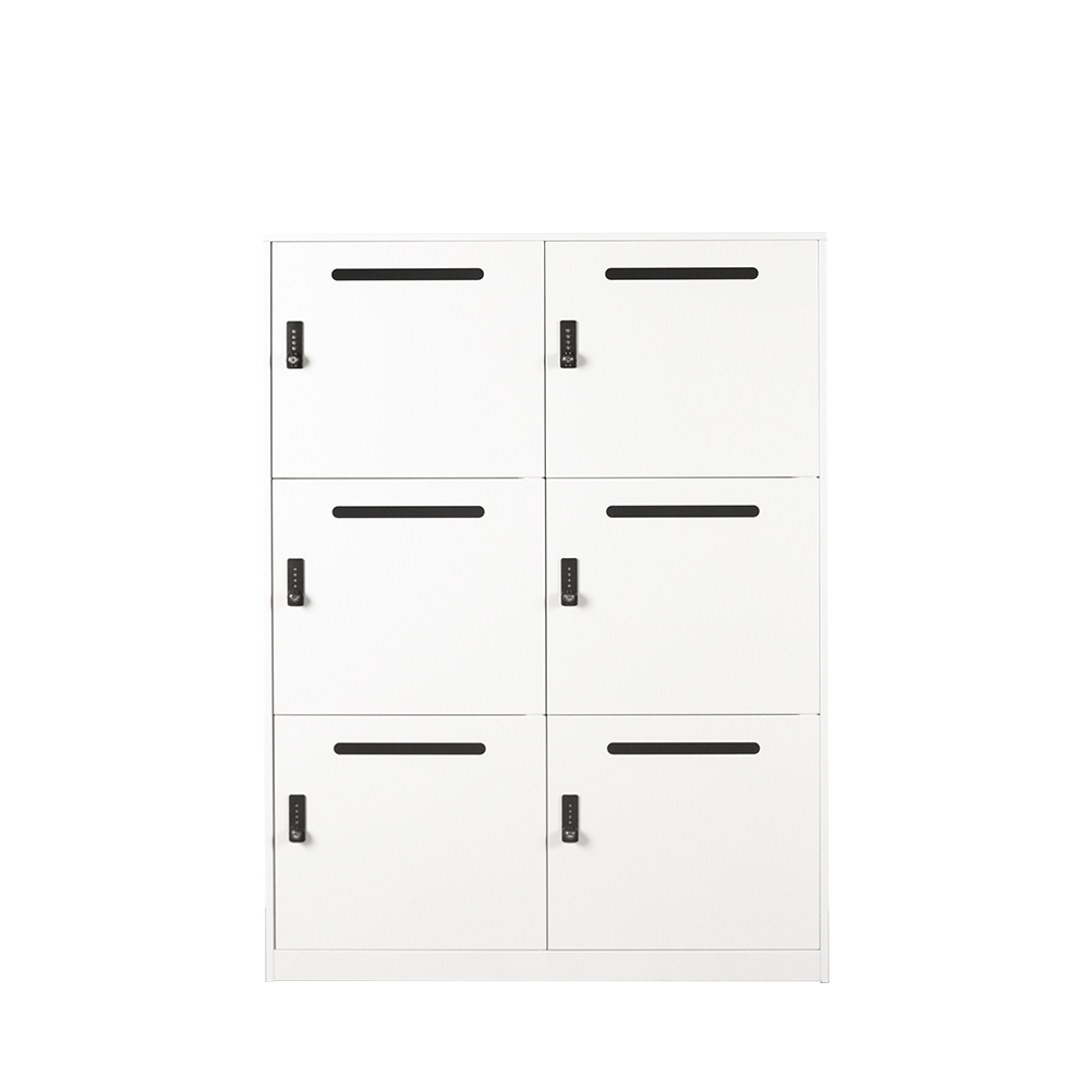 Steelco 6 door mail lockers front