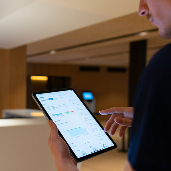 Ojmar OTS Pulse configuration with tablet