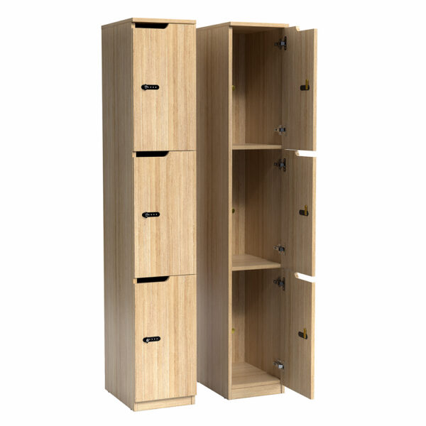 Knox 3 Door Melamine Locker